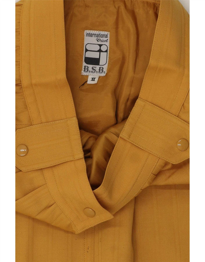 Vintage Womens A-Line Skirt Small W26 Yellow