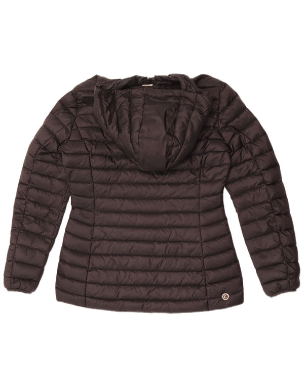 Colmar Womens Hooded Padded Jacket IT 46 Large Black Polyamide