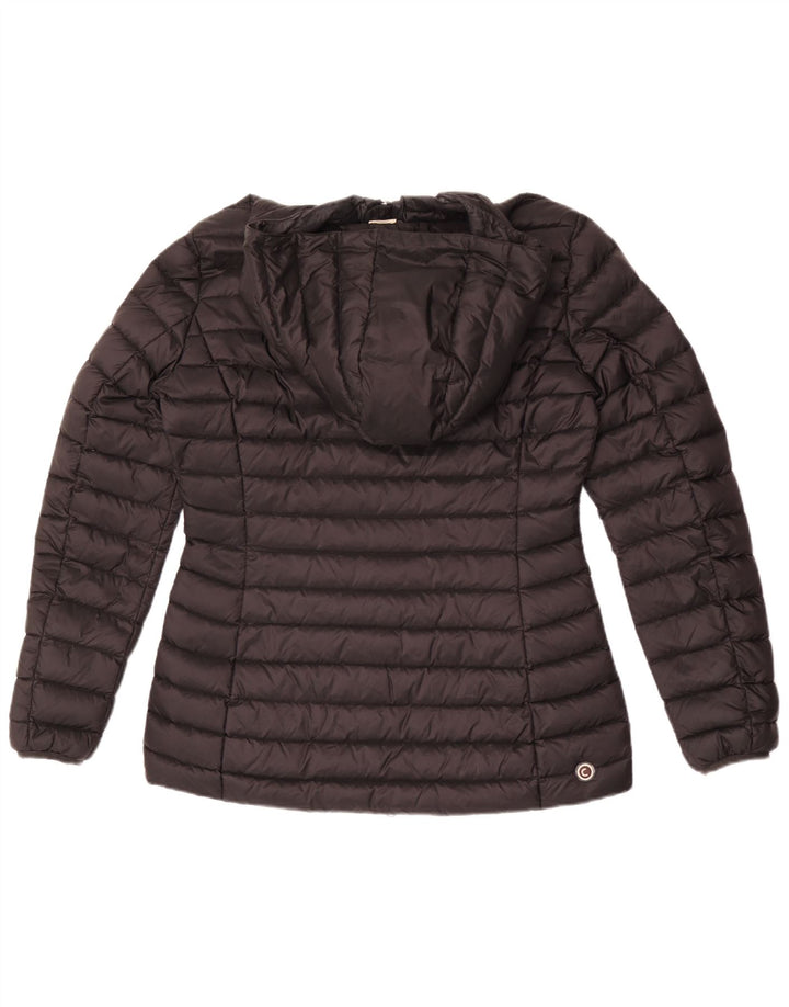 Colmar Womens Hooded Padded Jacket IT 46 Large Black Polyamide