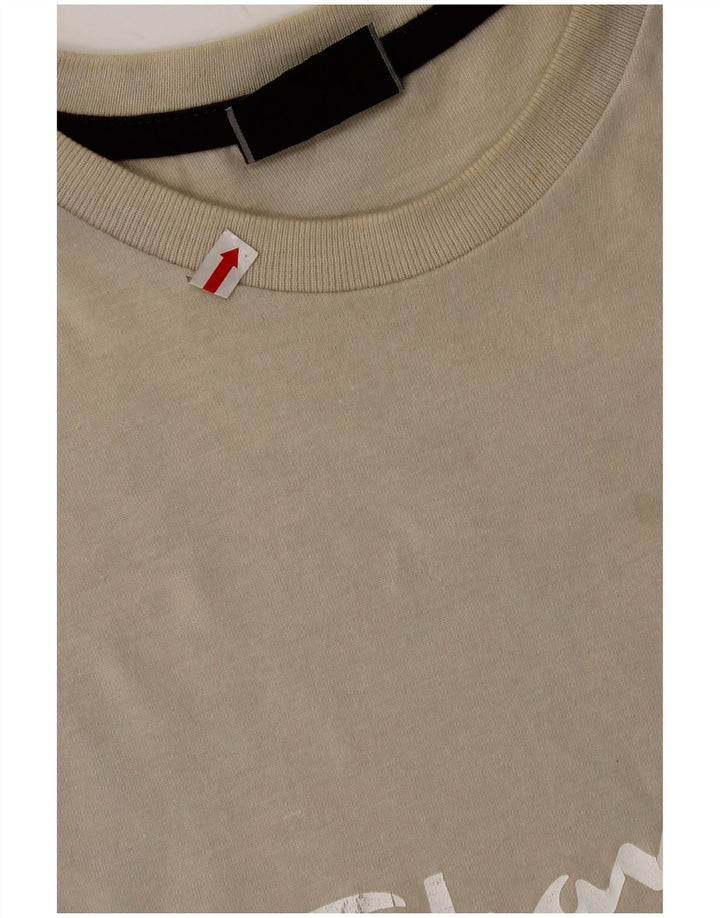 Champion Mens Graphic T-Shirt Top 2XL Grey Cotton