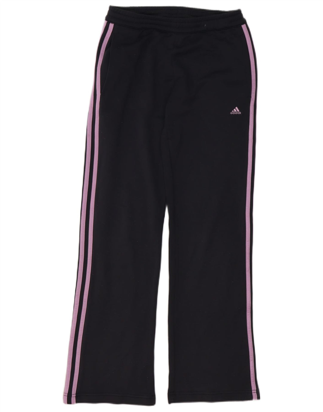ADIDAS Womens Tracksuit Trousers UK 8 Small Grey Polyester