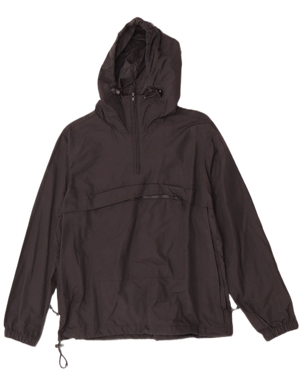 Carhartt Womens Hooded Tracksuit Top Jacket UK 14 Medium Black Nylon