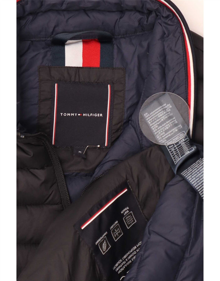 Tommy Hilfiger Mens Padded Gilet UK 38 Medium Black Polyamide