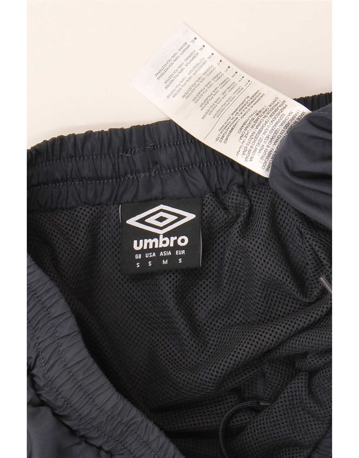 Umbro Mens Sport Shorts Small Navy Blue Polyester