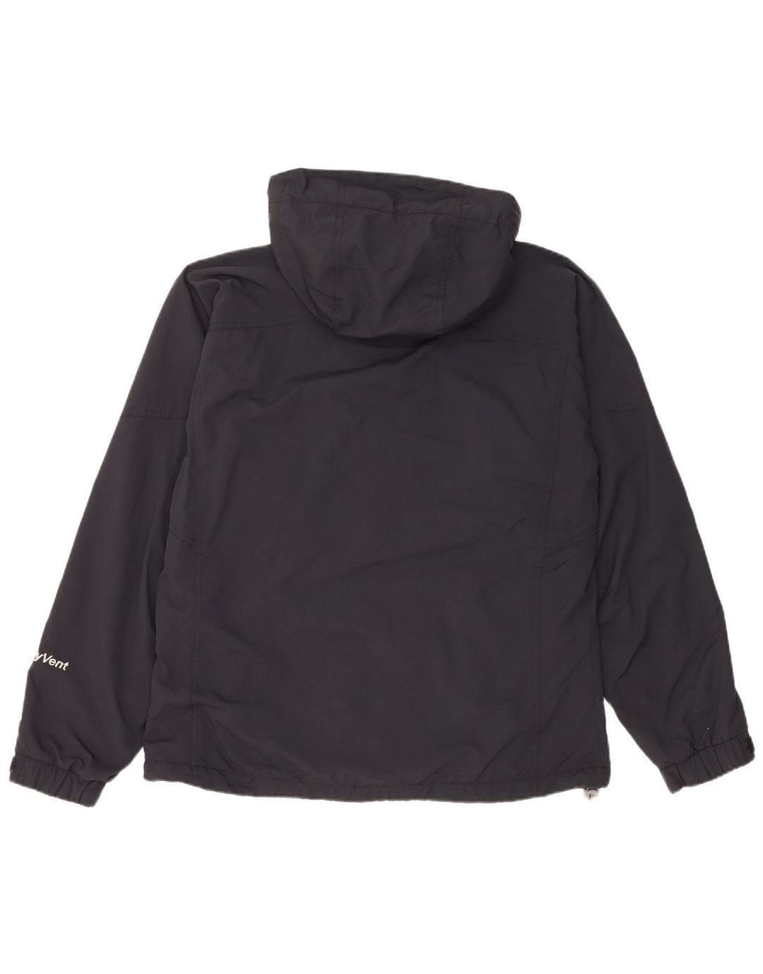 The North Face Womens Hooded Windbreaker Jacket UK 14 Medium Black