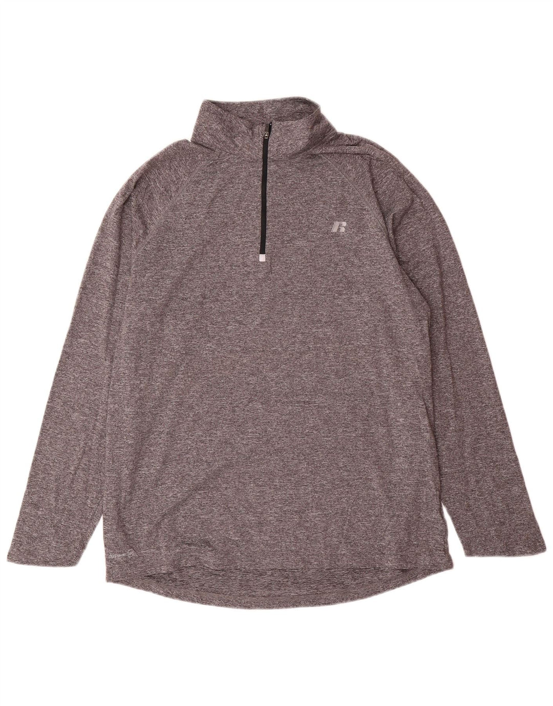RUSSELL ATHLETIC Mens Dri-Power Pullover Tracksuit Top UK 42/44 Large Grey