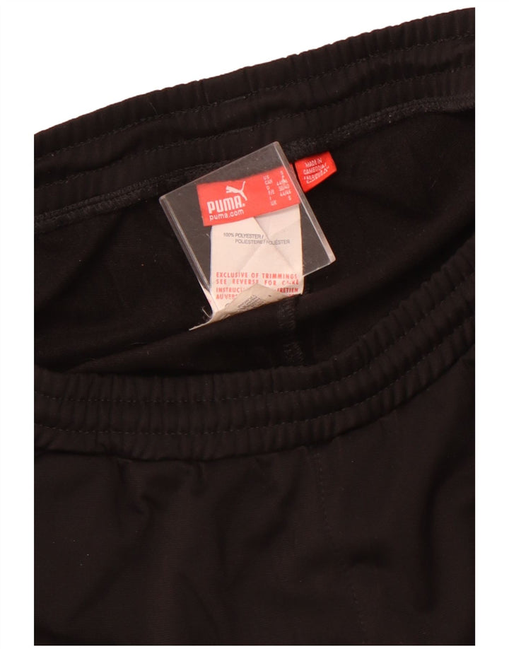 PUMA Mens Tracksuit Trousers Small Black Polyester