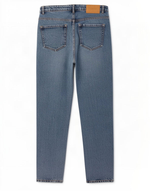 Zara Womens Tapered Jeans EU 36 XS W26 L26 Blue Cotton
