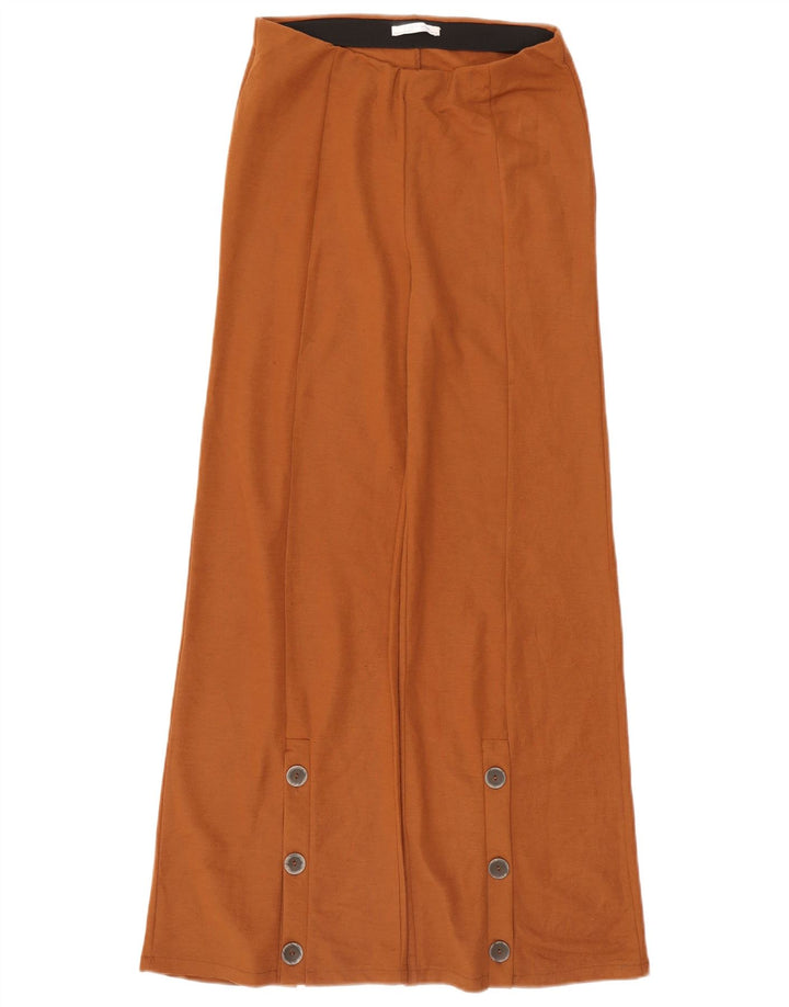 Zara Womens Wide Leg Casual Trousers Medium W28 L30 Brown