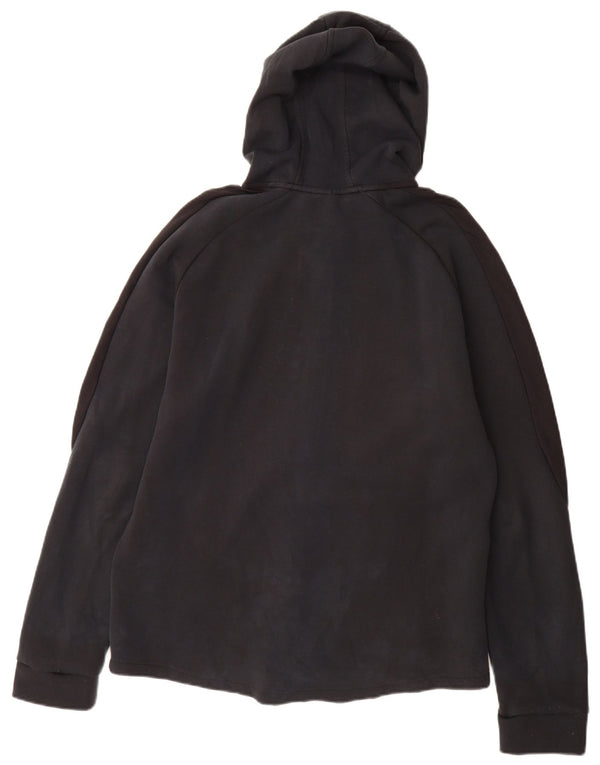Puma Mens Zip Hoodie Sweater Large Black Cotton