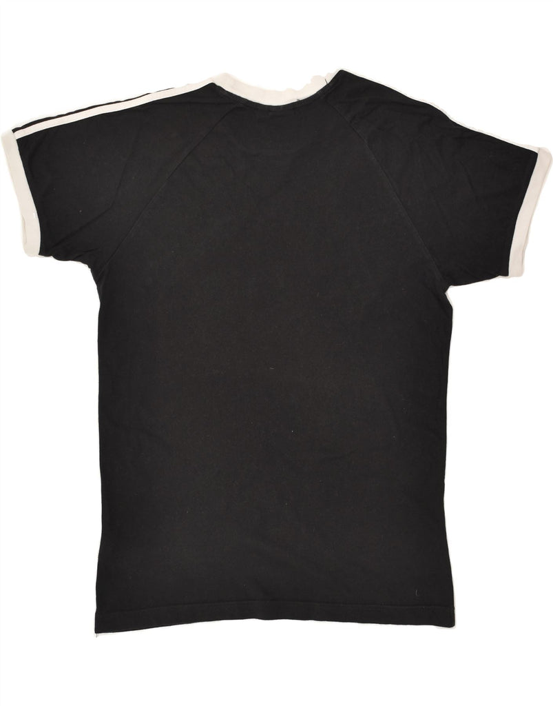 ADIDAS Mens Graphic T-Shirt Top Medium Black Cotton | Vintage Adidas | Thrift | Second-Hand Adidas | Used Clothing | Messina Hembry 
