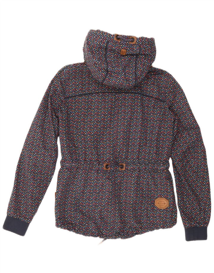 Naketano Womens Windbreaker Jacket UK 14 Medium Multicoloured Flecked