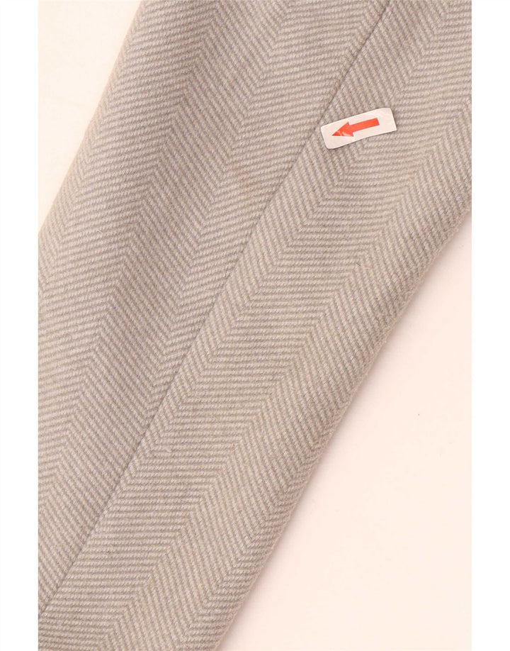 Marks & Spencer Womens Overcoat UK 8 Small Grey Polyester