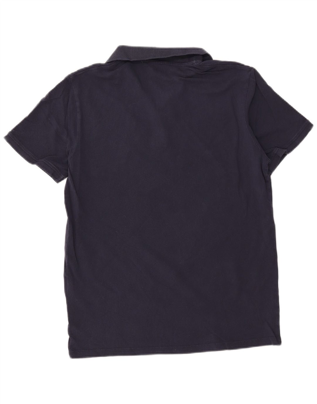 Jack & Jones Mens Polo Shirt Large Navy Blue Cotton