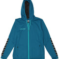 HUMMEL Womens Zip Hoodie Sweater UK 10 Small Blue Polyester Vintage Hummel and Second-Hand Hummel from Messina Hembry 