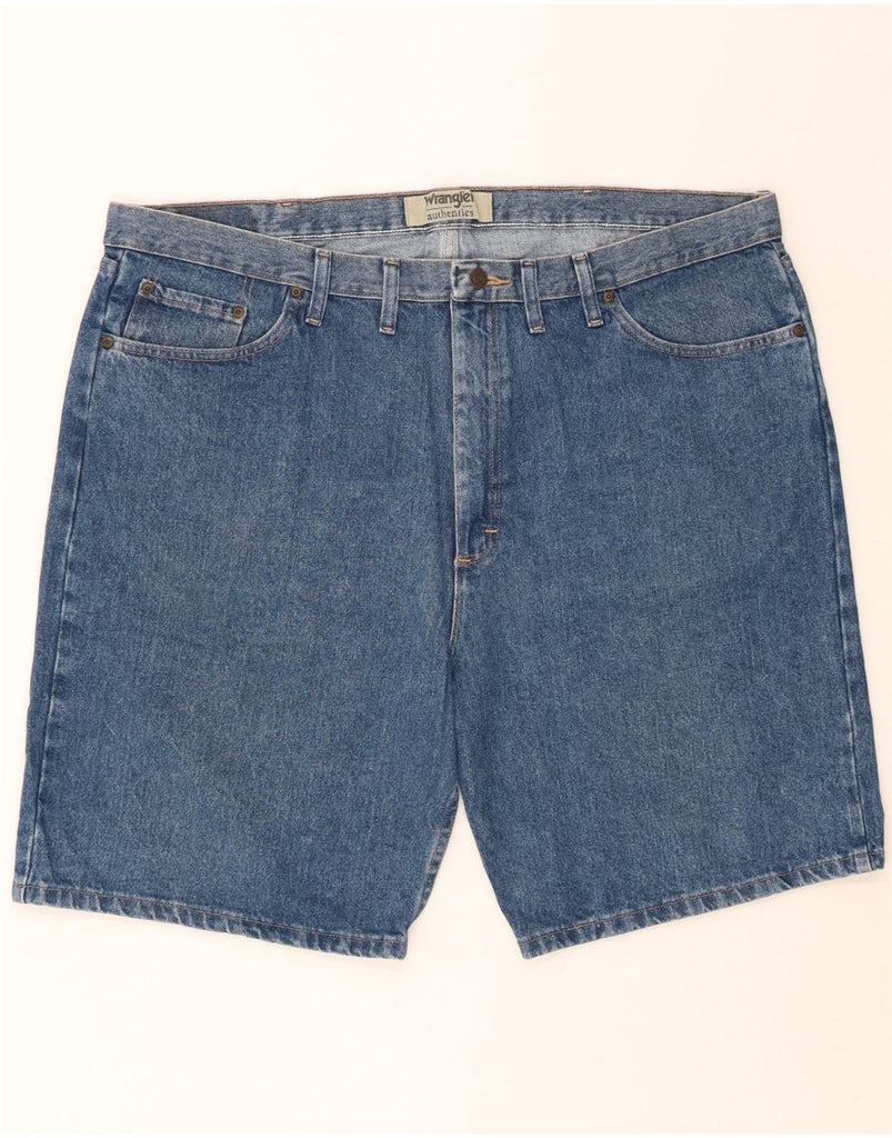 WRANGLER Mens Denim Shorts W44 2XL Blue Cotton Vintage Wrangler and Second-Hand Wrangler from Messina Hembry 