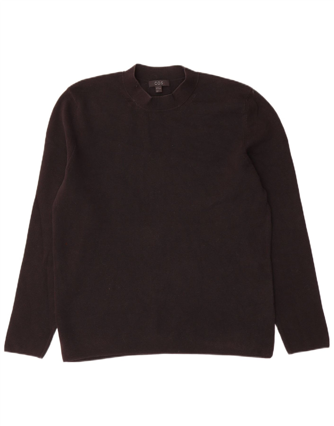 Cos Womens Turtle Neck Jumper Sweater UK 14 Medium Black Cotton