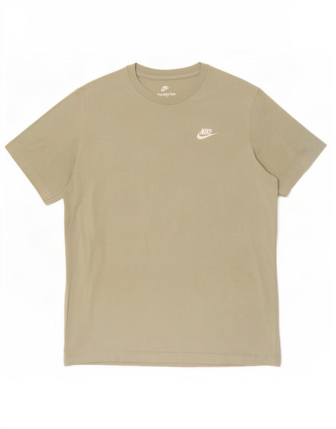 Nike Mens T-Shirt Top Medium Green Cotton