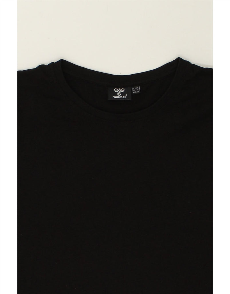 HUMMEL Mens T-Shirt Top XL Black Cotton | Vintage Hummel | Thrift | Second-Hand Hummel | Used Clothing | Messina Hembry 