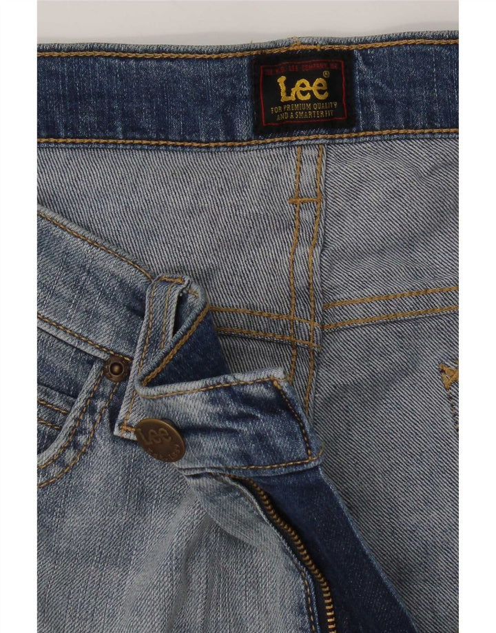 Lee Womens Cropped Jeans W32 L24 Blue