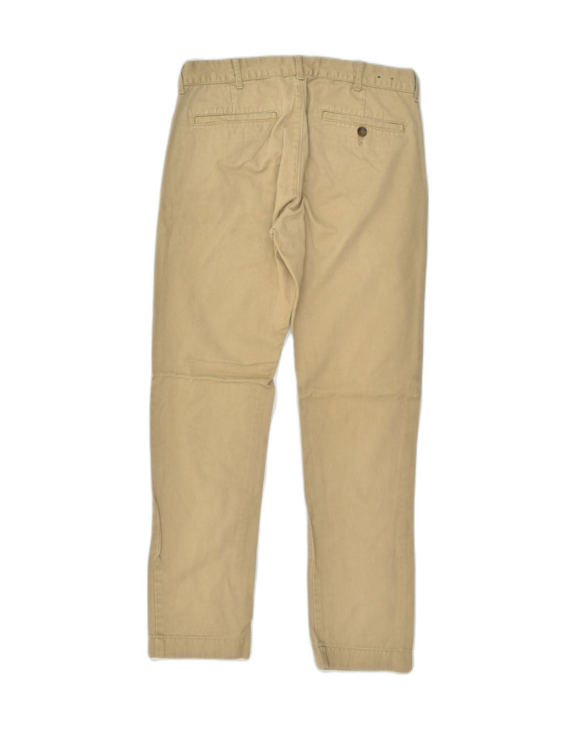 J. CREW Mens Driggs Slim Chino Trousers W30 L30  Beige Cotton | Vintage J. Crew | Thrift | Second-Hand J. Crew | Used Clothing | Messina Hembry 