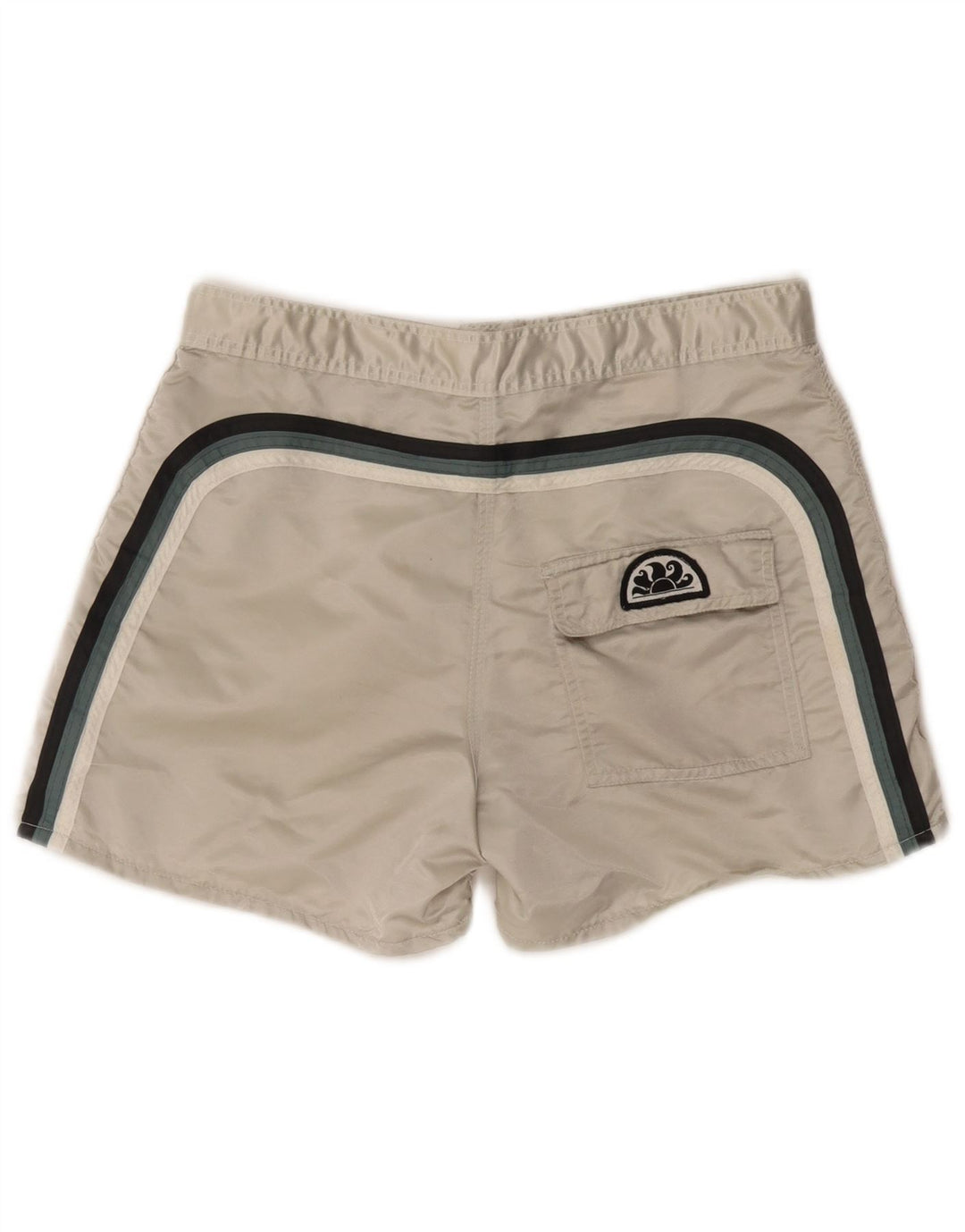 SUNDEK Mens Swimming Shorts Medium  White Nylon