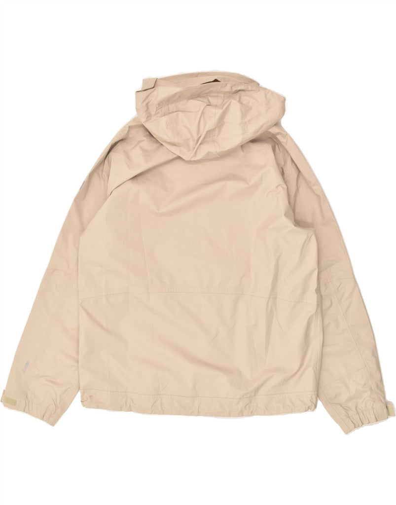 HELLY HANSEN Mens Hooded Windbreaker Jacket UK 42 XL Beige Polyester Vintage Helly Hansen and Second-Hand Helly Hansen from Messina Hembry 