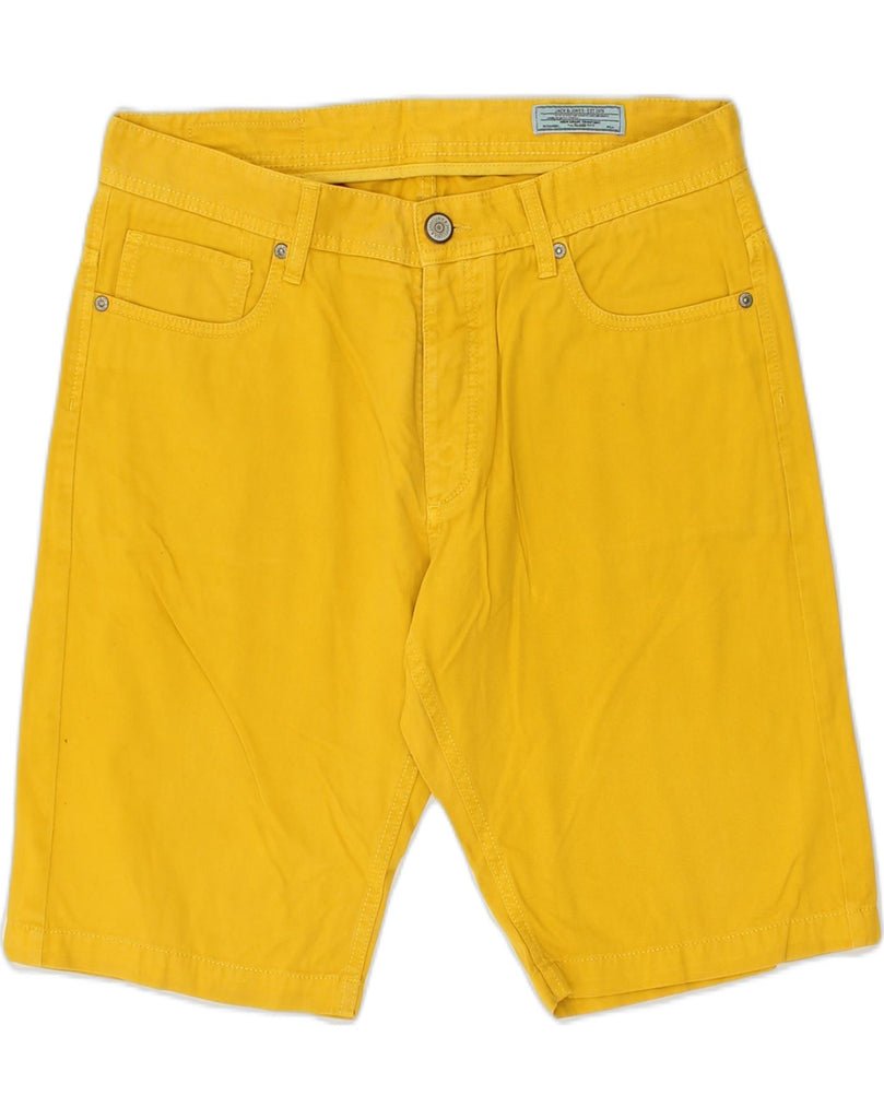 JACK & JONES Womens Denim Shorts W34 Large  Yellow | Vintage Jack & Jones | Thrift | Second-Hand Jack & Jones | Used Clothing | Messina Hembry 