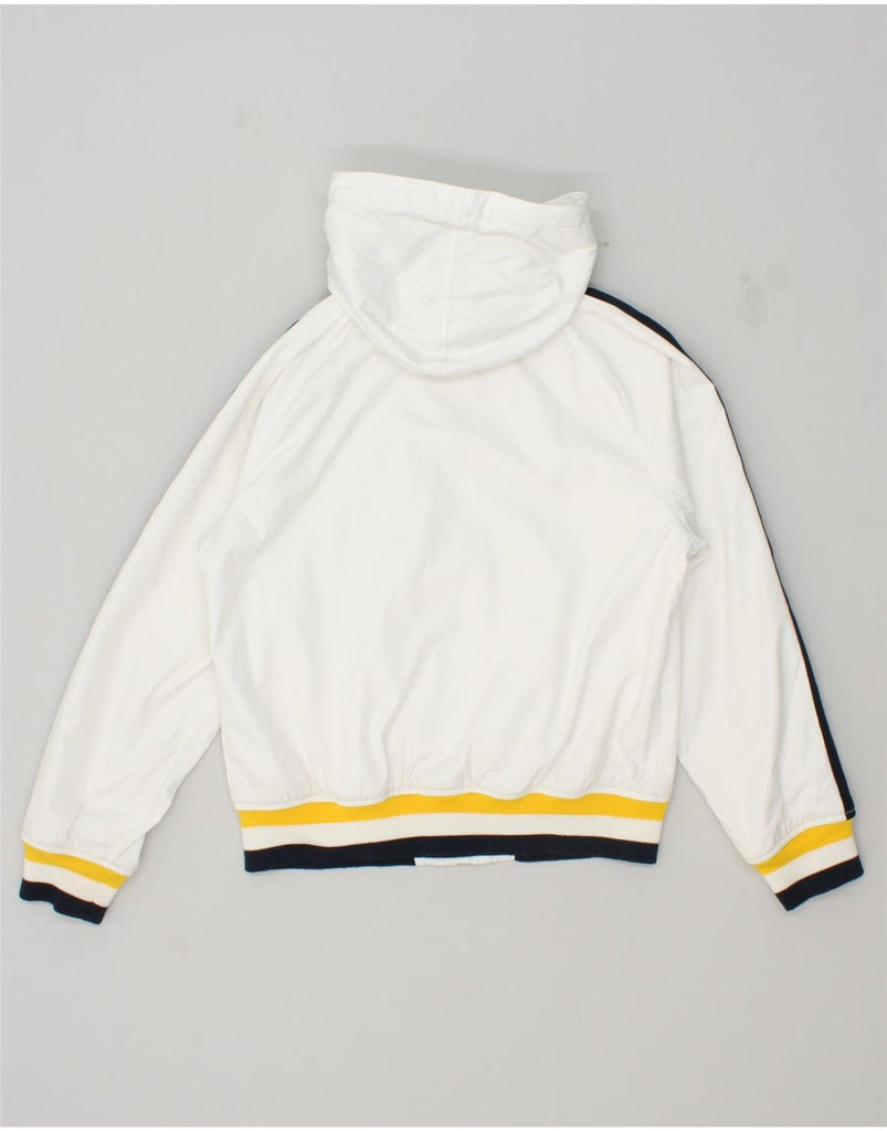 POLO RALPH LAUREN Boys Hooded Bomber Jacket 10-11 Years Medium White | Vintage Polo Ralph Lauren | Thrift | Second-Hand Polo Ralph Lauren | Used Clothing | Messina Hembry 