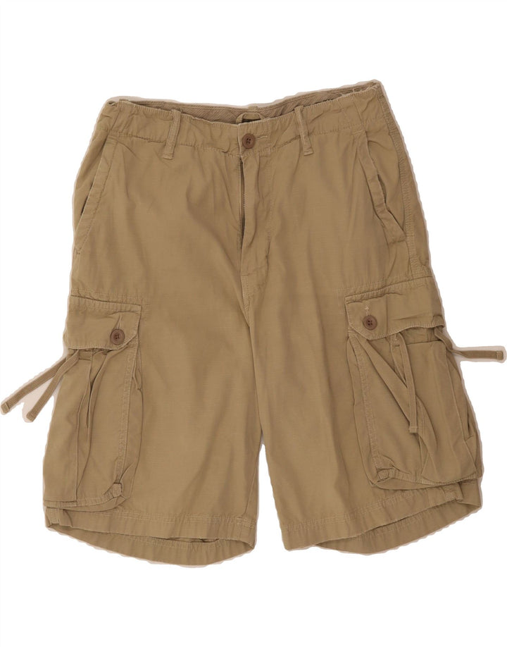 J. CREW Mens Cargo Shorts W29 Small  Beige Cotton Vintage J. Crew and Second-Hand J. Crew from Messina Hembry 