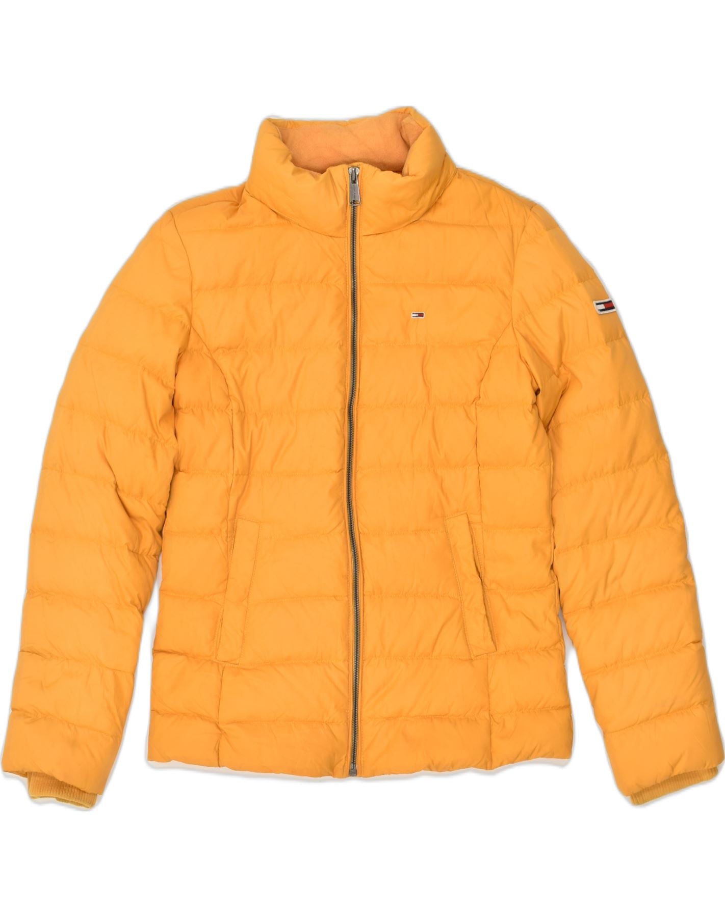 Yellow tommy deals hilfiger jacket womens