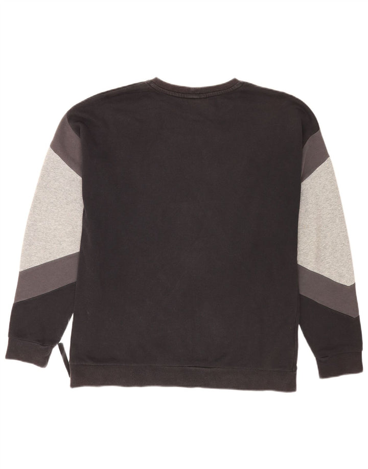 Nike Mens Graphic Loose Fit Sweatshirt Jumper Medium Black Colourblock