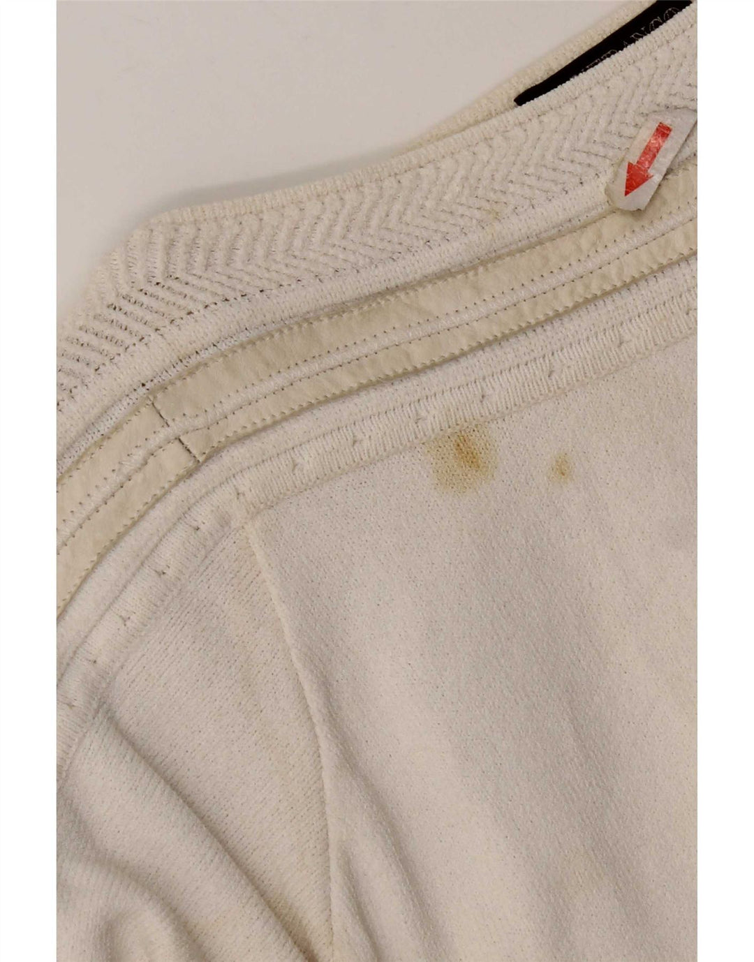 Gianfranco Ferre Womens Boat Neck Jumper Sweater UK 10 Small White