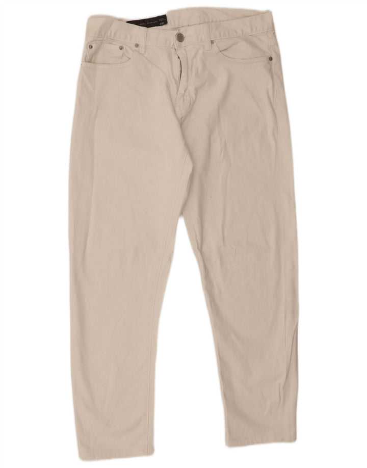 Armani Exchange Mens Slim Jeans W33 L28 White Cotton