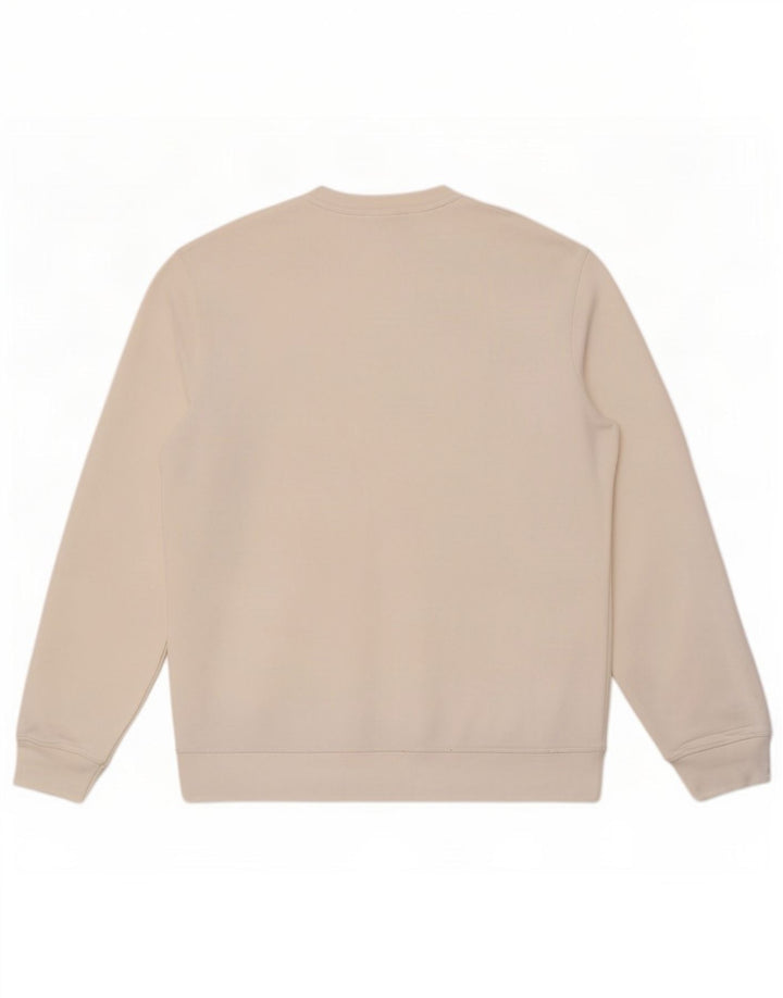 Barbour Mens Graphic Sweatshirt Jumper Medium White Cotton