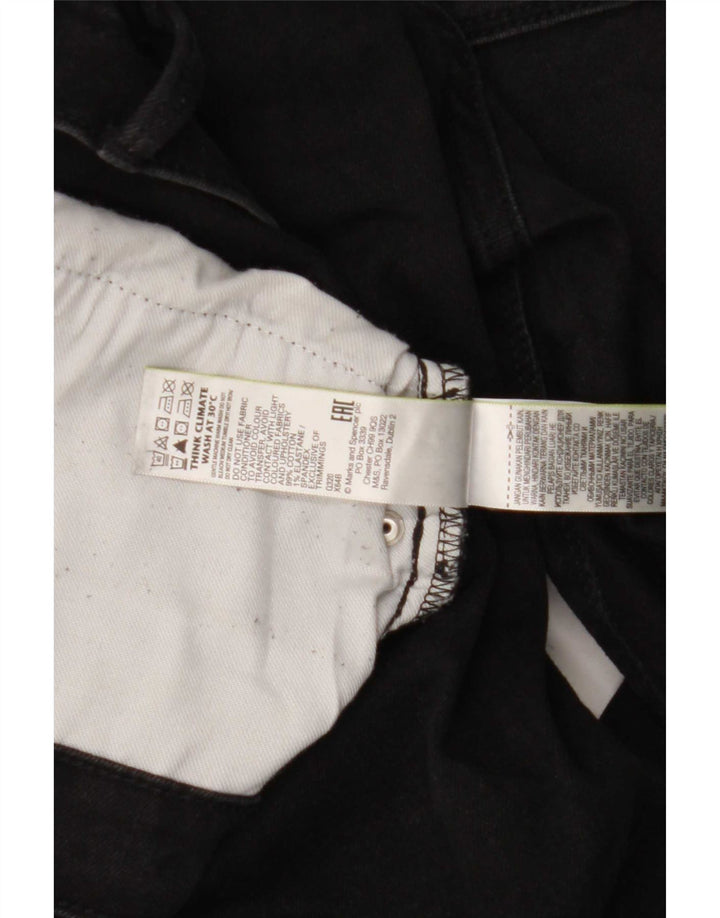Marks & Spencer Mens Slim Jeans W38 L29 Black Cotton