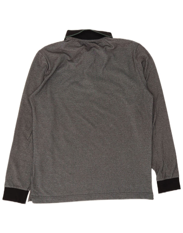Lotto Mens Long Sleeve Polo Shirt Medium Grey