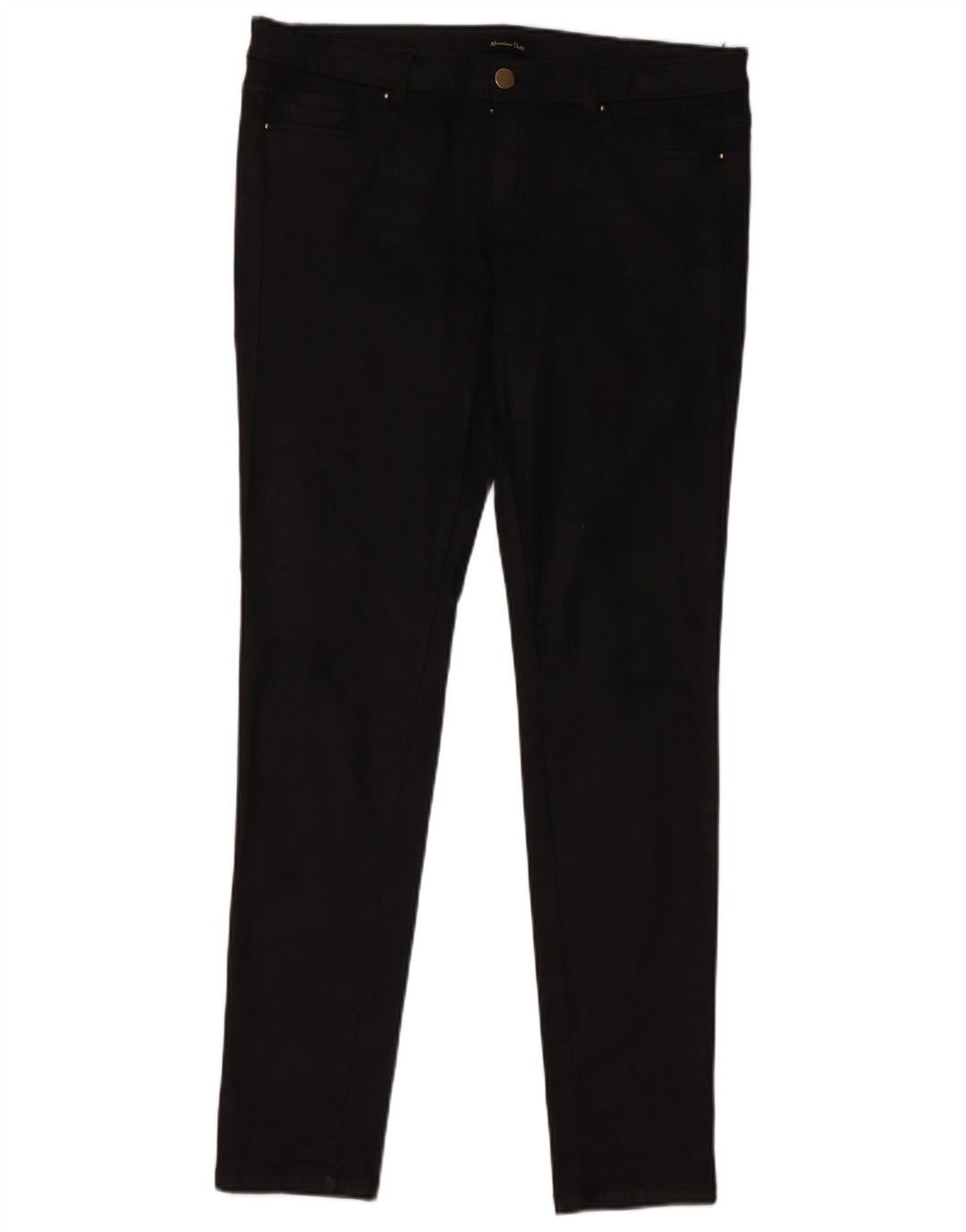 Massimo Dutti Womens Skinny Trousers EU 42 Large W32 L30 Black