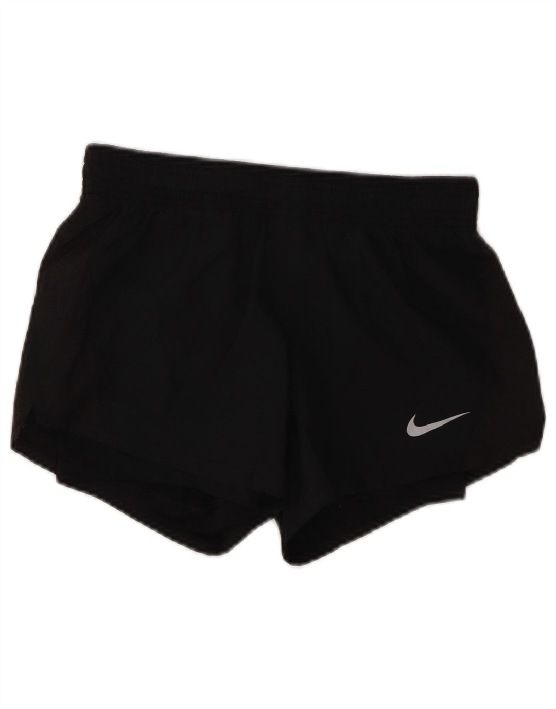 Nike Womens Dri Fit Sport Shorts UK 4 XS  Black Polyester