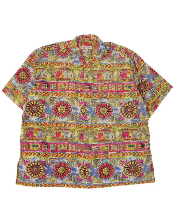 Avanti Mens Abstract Pattern Shirt Size 41/42 Large Multicoloured