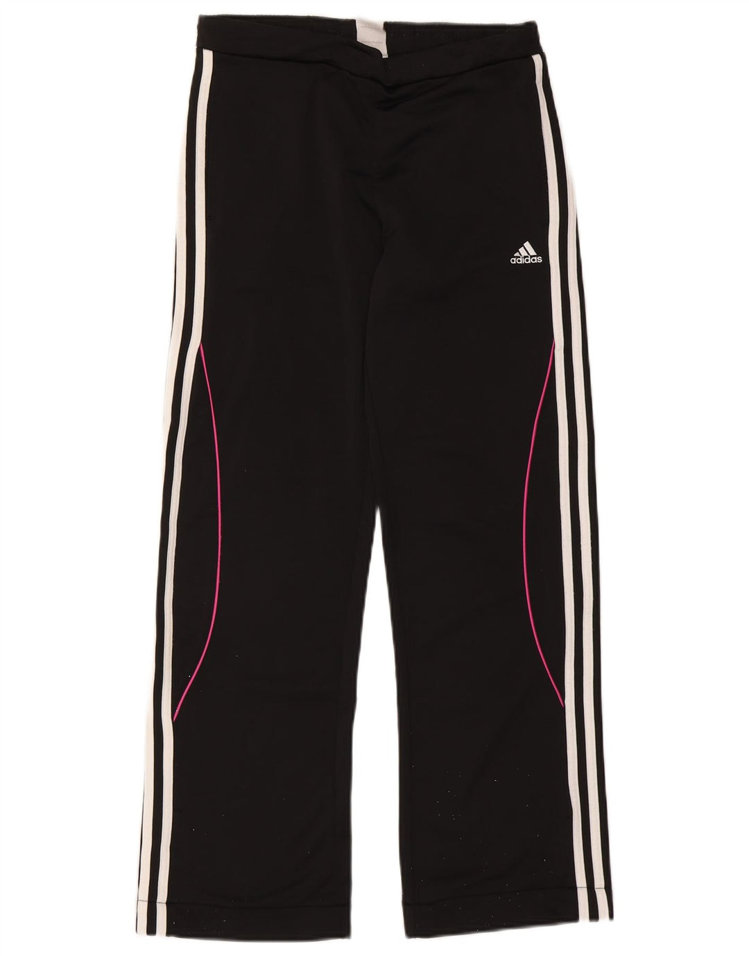 Adidas Girls Tracksuit Trousers 15-16 Years Black Polyester
