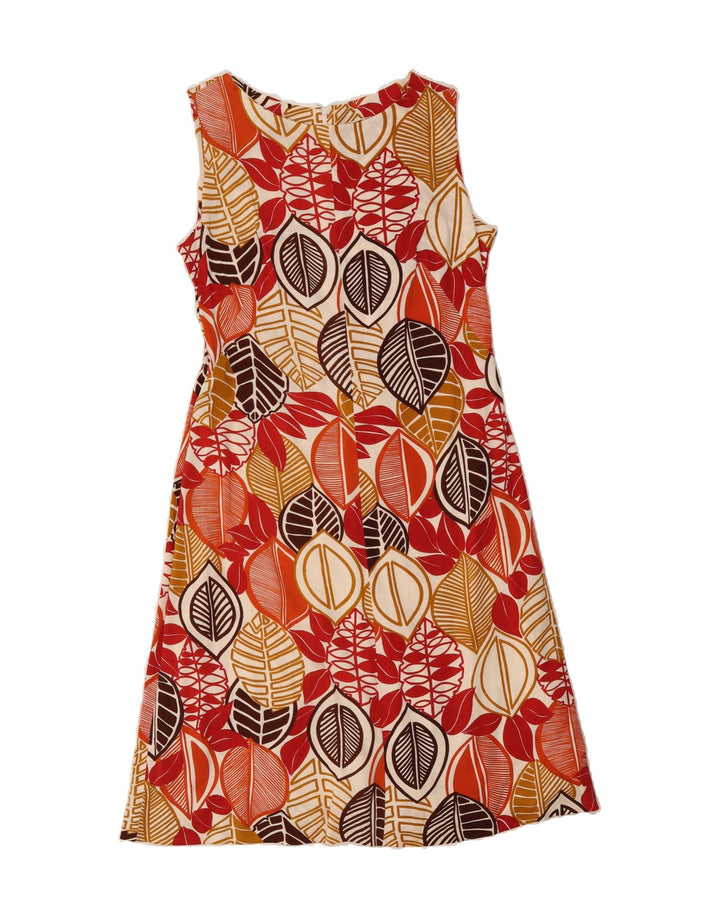 LUISA SPAGNOLI Womens Abstract Pattern A-Line Dress UK 12 Medium Red Vintage Luisa Spagnoli and Second-Hand Luisa Spagnoli from Messina Hembry 