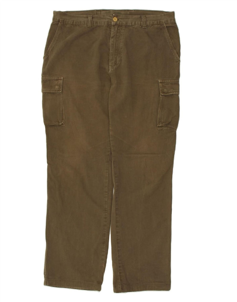 VINTAGE Mens Tapered Cargo Trousers IT 56 3XL W36 L32  Brown Cotton | Vintage Vintage | Thrift | Second-Hand Vintage | Used Clothing | Messina Hembry 