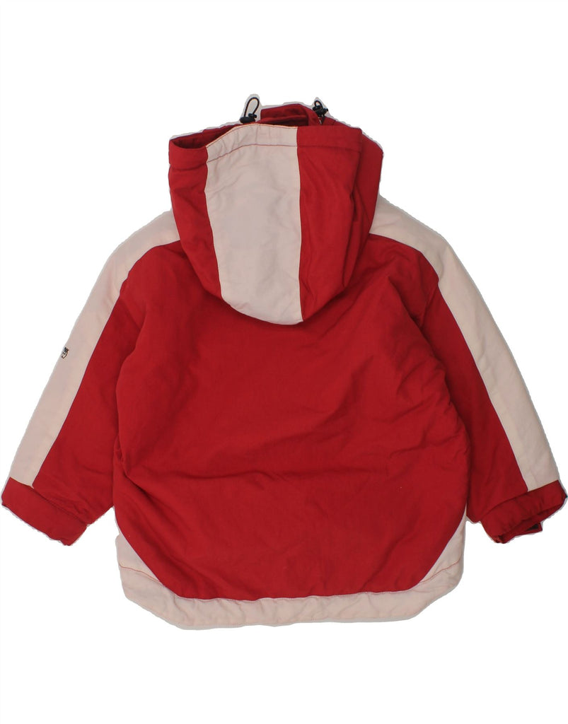 THINK PINK Baby Boys Hooded Padded Jacket 18-24 Months Red Colourblock | Vintage Think Pink | Thrift | Second-Hand Think Pink | Used Clothing | Messina Hembry 