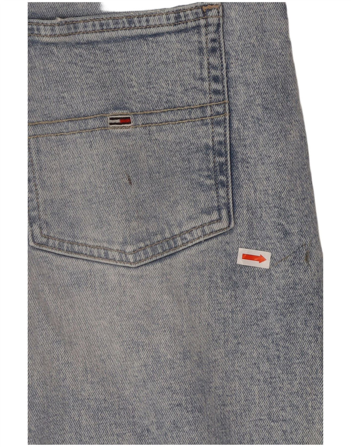 TOMMY HILFIGER Womens Straight Jeans W28 L26 Blue Cotton