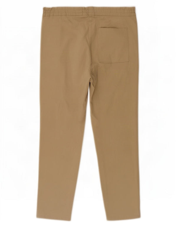 Cos Womens Slim Chino Trousers Medium W30 L27 Beige Cotton
