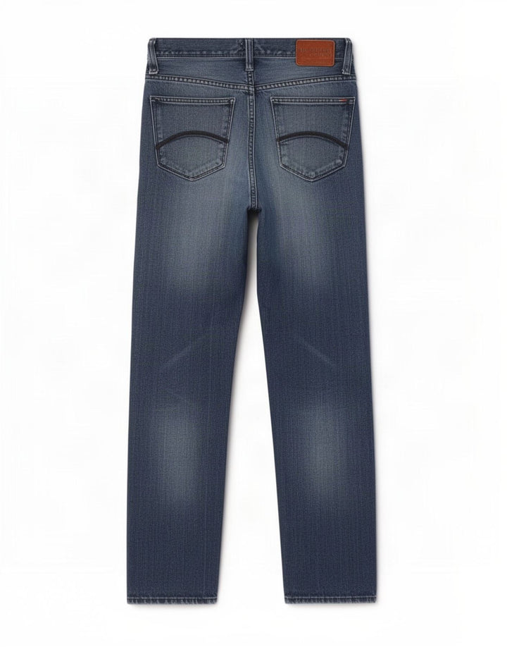 Tommy Hilfiger Mens Straight Jeans W32 L30 Blue
