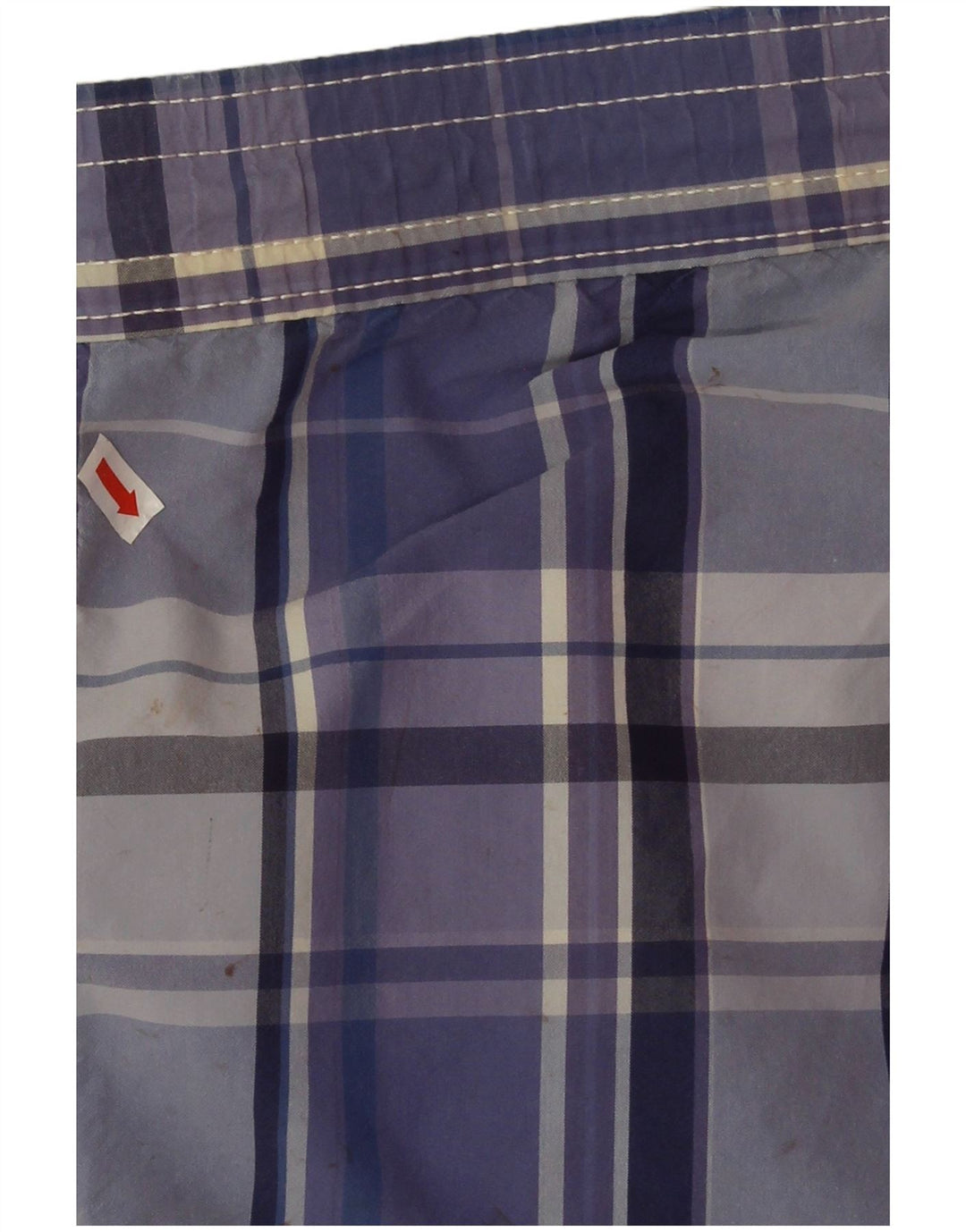 Polo Ralph Lauren Mens Swimming Shorts Medium  Blue Check Polyester