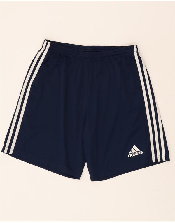 Adidas Mens Aeroready Sport Shorts Medium Navy Blue Polyester
