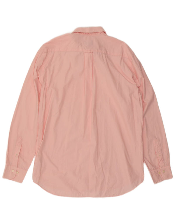 Gant Mens Regular Fit Shirt Size 43/44 17 1/2 XL Pink Cotton